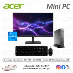 Mini PC Acer Intel Celeron